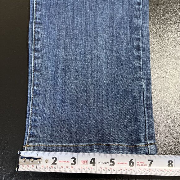 Talbots Jeans Women's 12 Dark Blue Denim Stretch Simply Flattering 5 Pocket - Picture 11 of 11